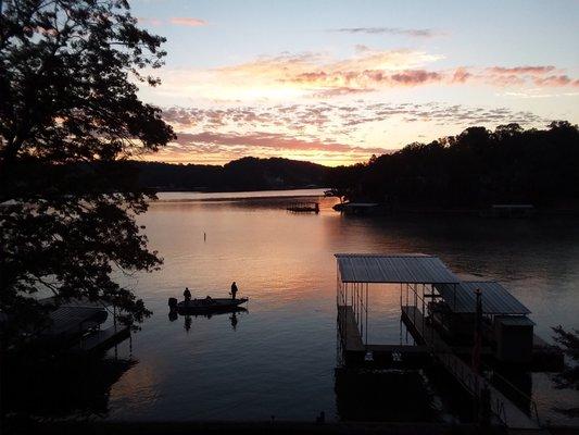 Bass Fishing at Beautiful Lake of the Ozarks