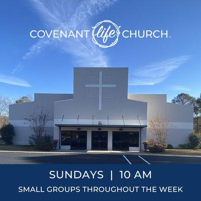 Join us Sundays at 10am.