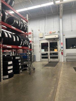 Walmart tire shop