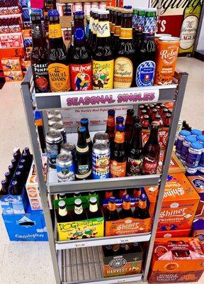 Oktoberfest beer singles rack, try one!