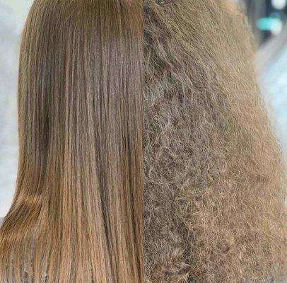 Book a Keratin Smoothing Treatment to achieve smoother,shinier,silkier hair in just one appointment.