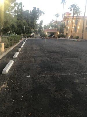 Old parking lot