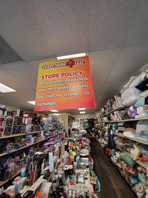 Make sure you read the store policy