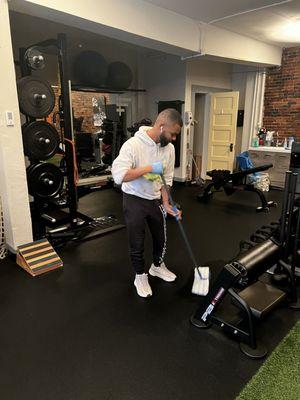 Gym cleaning services