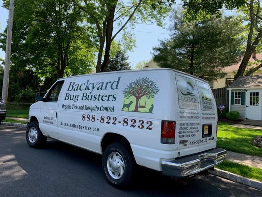 Backyard Bug Busters Arrives For A Scheduled Treatment