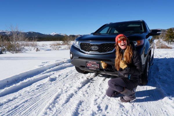 Me with my new ride! (2013 Kia Sorento)