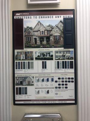 Color and combinations vinyl siding