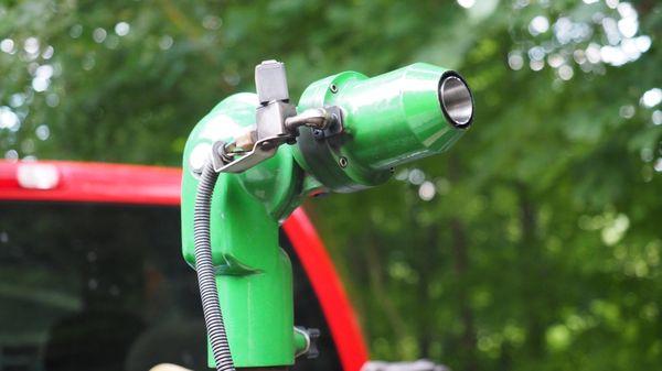 Close up of truck mounted mosquito sprayer