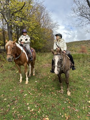 Mountain Brook farm! A trail ride!