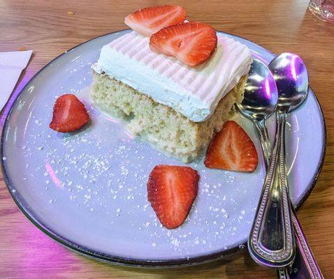 Tres leches cake.