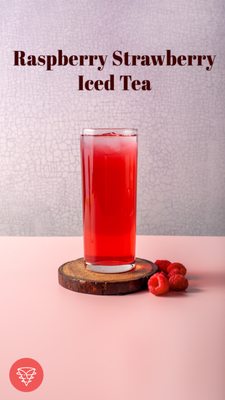 Raspberry Strawberry Iced Tea