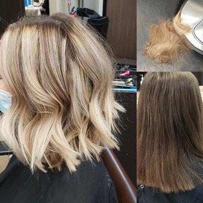 Blonde transformation!