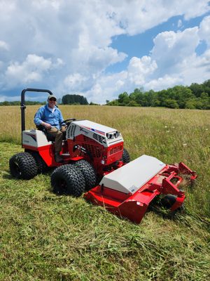 Jeff in Olean, NY upped his property game with a Ventrac 4520Z and a tough cut deck thanks to Bill.