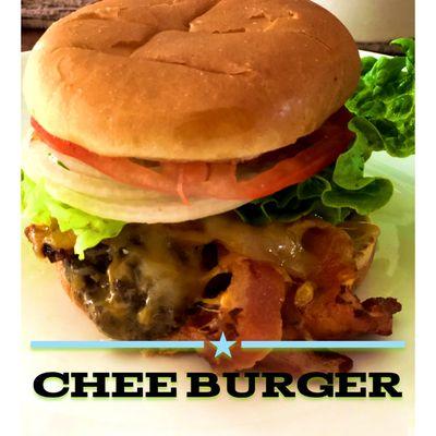 CHEE Burger deluxe with bacon