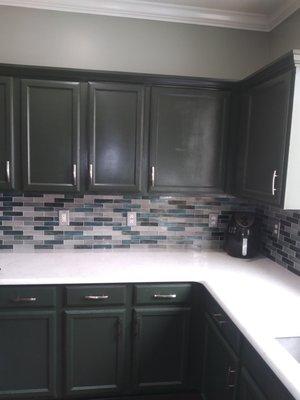 Kitchen Remodel: Cabinets, Backsplash, Countertops, and Floors