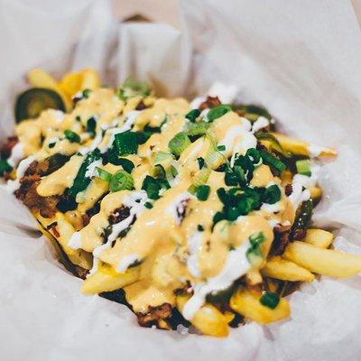 Guy Fries with Tri Tip