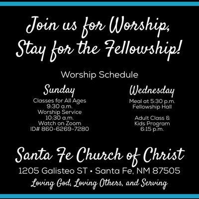 Church services schedule