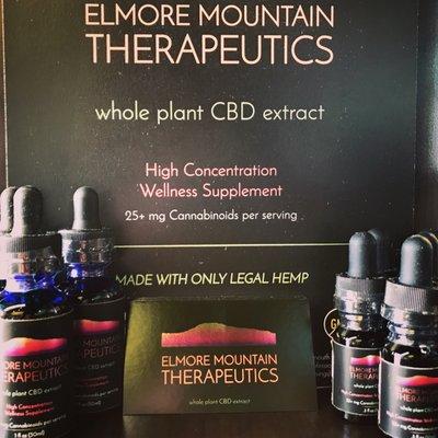 Elmore Mountain Therapeutics CBD for pain, inflammation, anxiety and sleep.