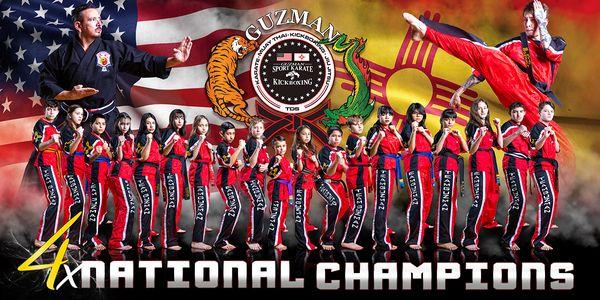 4x National Karate Champions! #TeamGuzman