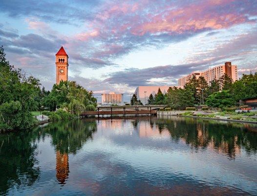 Downtown Spokane's Riverfront Park | Photo by local photographer Miles Bergsma.