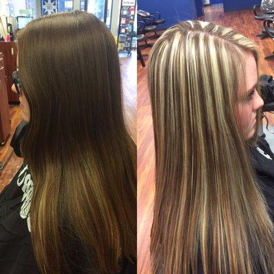 Bold, clean highlights by Haley