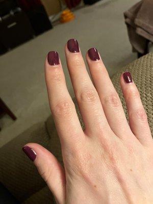 Gel manicure