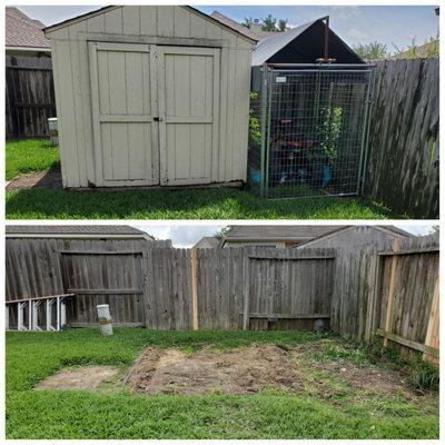 Shed demolition