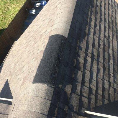 Before roof repair