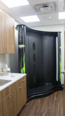 Tanning extraction booth