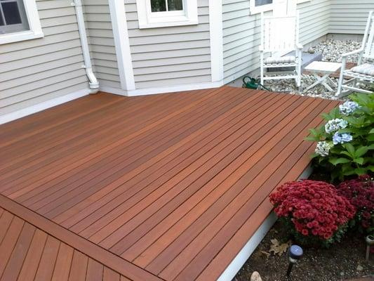 Ironwood Deck Refinish / after!