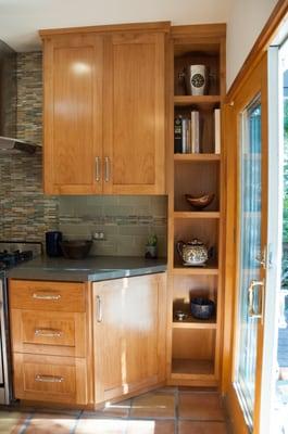 Kitchen cabinets in Alder