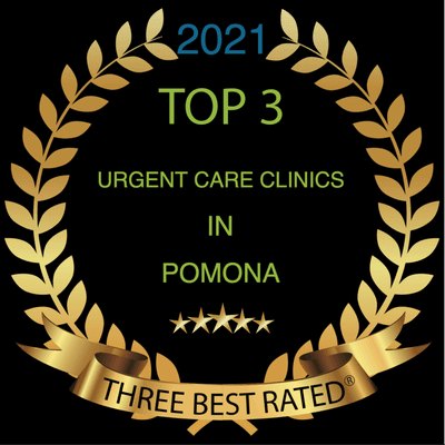 Awarded Top 3 Urgent Cares in Pomona!