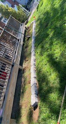 Flower bed/ retaining wall