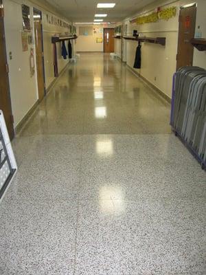 Vinyl Floor with a High Gloss Finish