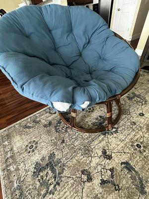 Broken chair in uncleaned condo upon arrival.