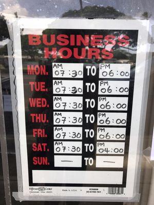 Business Hours