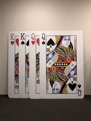 Giant Aluminum Playing Cards