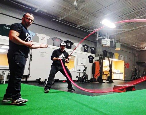 Our trainers Sean and Andy demonstrate the Inertia Wave