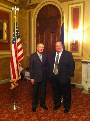 Senator Harry Reid and I.