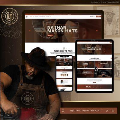 Website Revamp. www.nathanmasonhats.com