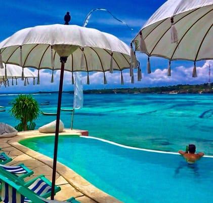 Le Pirate Beach club , Ceningan Island , Indonesia