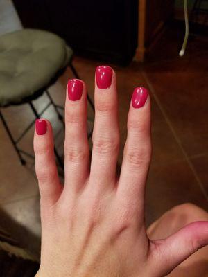 SNS manicures by Susan