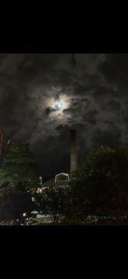 Full moon over Gatlinburg Inn