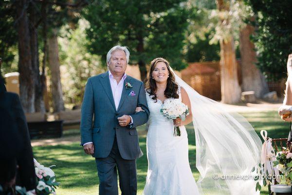 Bride walking down the aisle with dad image by anniexphoto.com