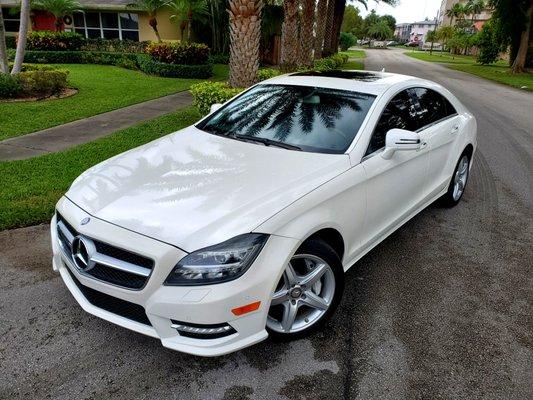 2013 MERCEDES BENZ CLS 550 AMG, WHITE ON BLACK, 106K MILES, $16,995! FINANCE AVAILABLE!