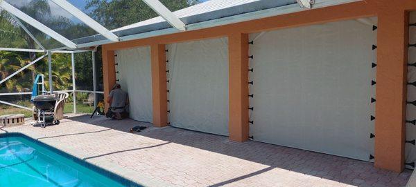 Fabric Hurricane  Shutters