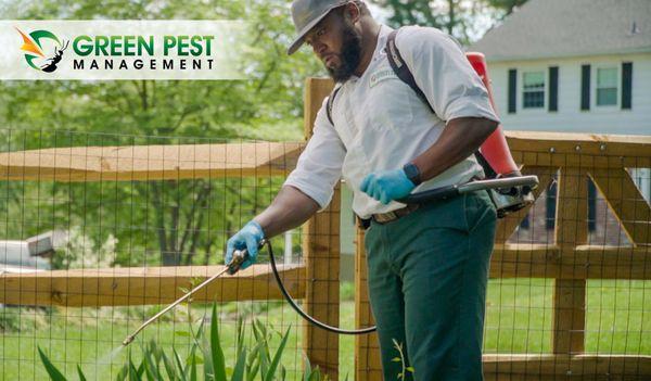 Green Pest Management pest control technician or exterminator