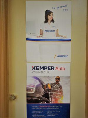 A few posters we have inside.