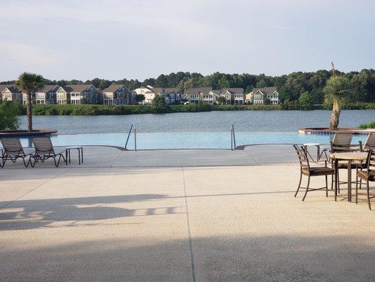 Swimming pool..... By Lake