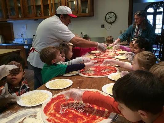 Making Pizza!